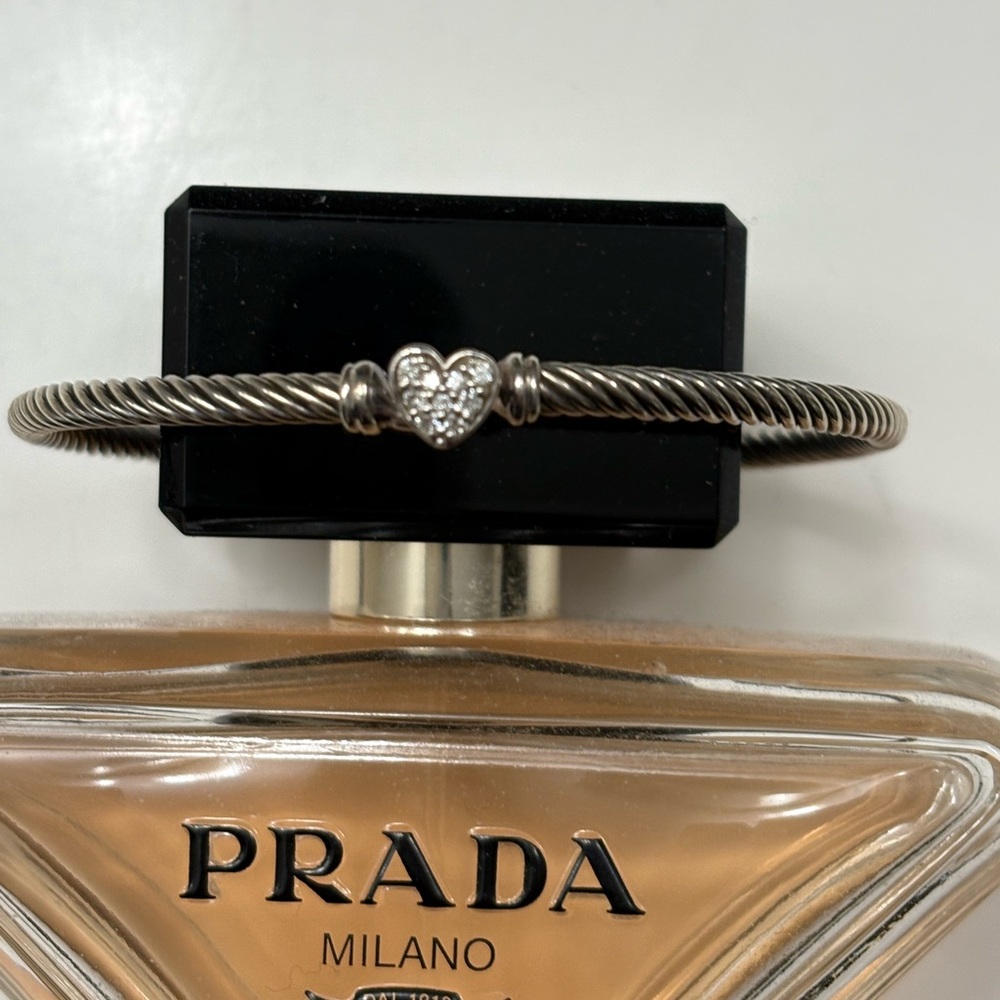David Yurman Diamond Heart Bracelet